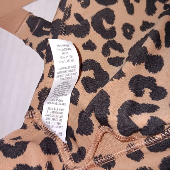 OFFLINE BY AERIE STRETCH MEDIUM SUPPORT SPORTS BRA LEOPARD ANIMAL PRINT - Picture 8 of 8